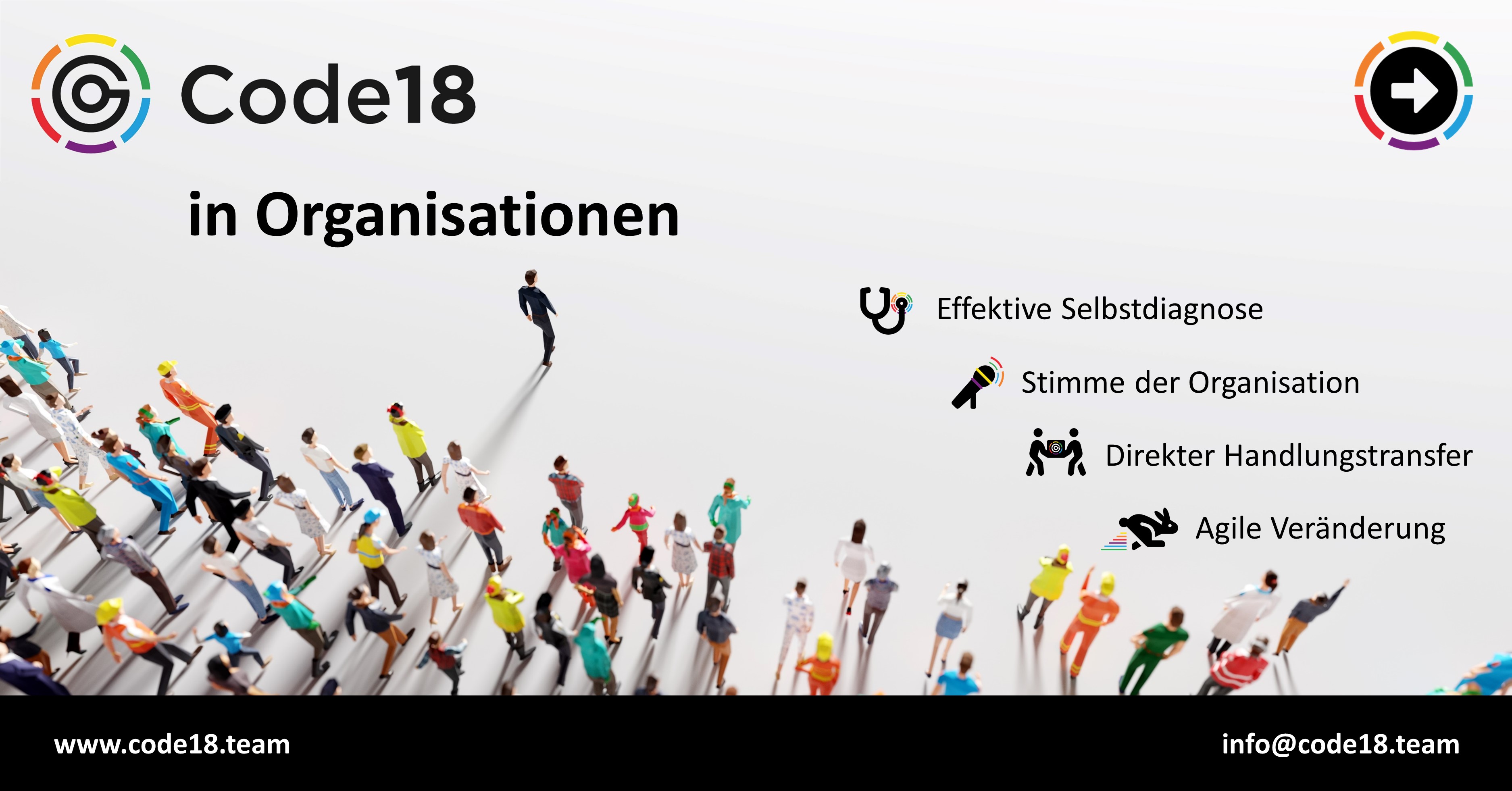 Code 18 Europe Code18 für Organisationen | Code18